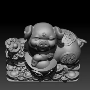 Zodiac Pig - Model thumbnail 1
