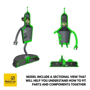 Bender - Printable 3d model - STL files - Model thumbnail 12