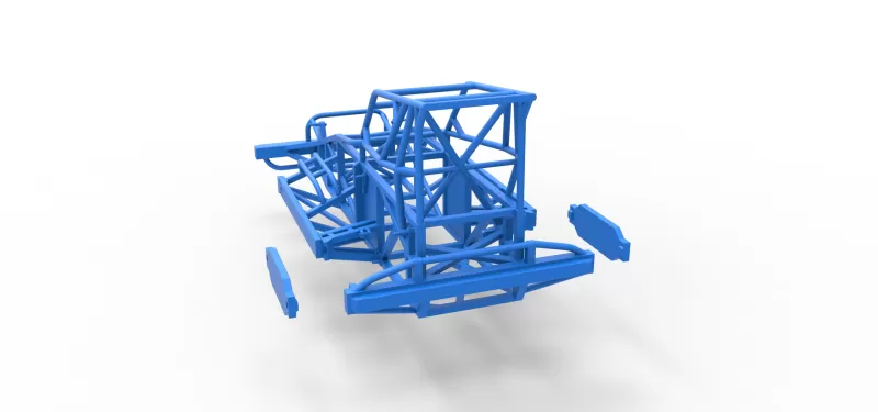 Frame of New Zealand Superstock car Version 4 Scale 1:25 - Model preview 21