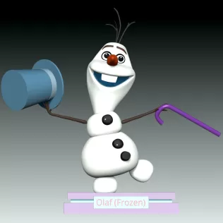 Olaf Frozen - Model thumbnail 2