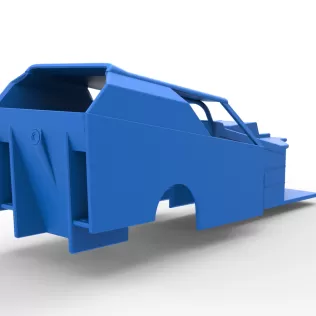 Shell of Vintage Dirt Modified stock car Version 7 Scale 1:25 - Model thumbnail 12