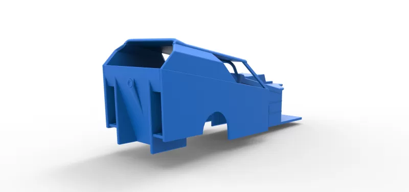 Shell of Vintage Dirt Modified stock car Version 7 Scale 1:25 - Model preview 12