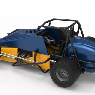 Vintage Pavement Silver Crown Car Scale 1:25 - Model thumbnail 12