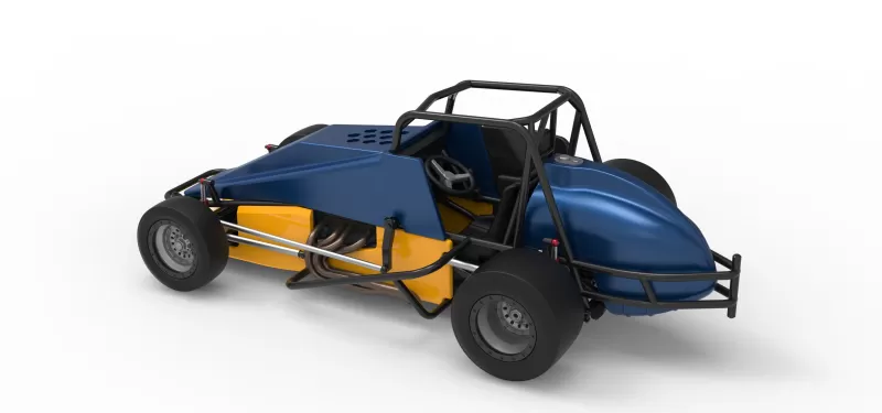 Vintage Pavement Silver Crown Car Scale 1:25 - Model preview 12