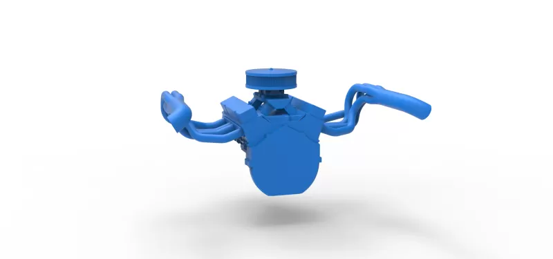 Engine of New Zealand Vintage Stock car Scale 1:25 - Model preview 11