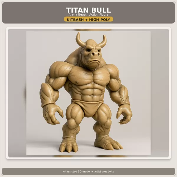Kitbash Creature Collection – High-Poly Character Figure Pack - Model preview 2