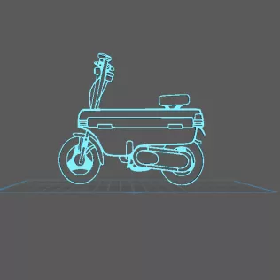 Honda - Motocompo Wall Art