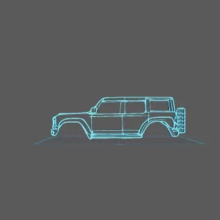 Ford - Bronco Raptor 2022 Wall Art