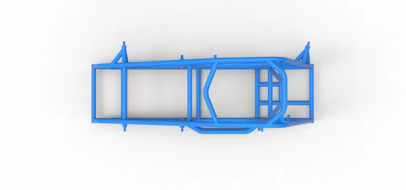 Frame of Quarter Midget Scale 1:16 - Model preview 8