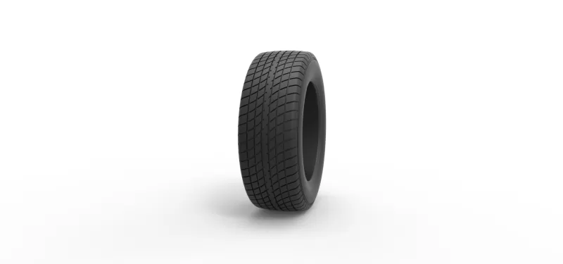 Race tire 7 Scale 1:25 - Model preview 3