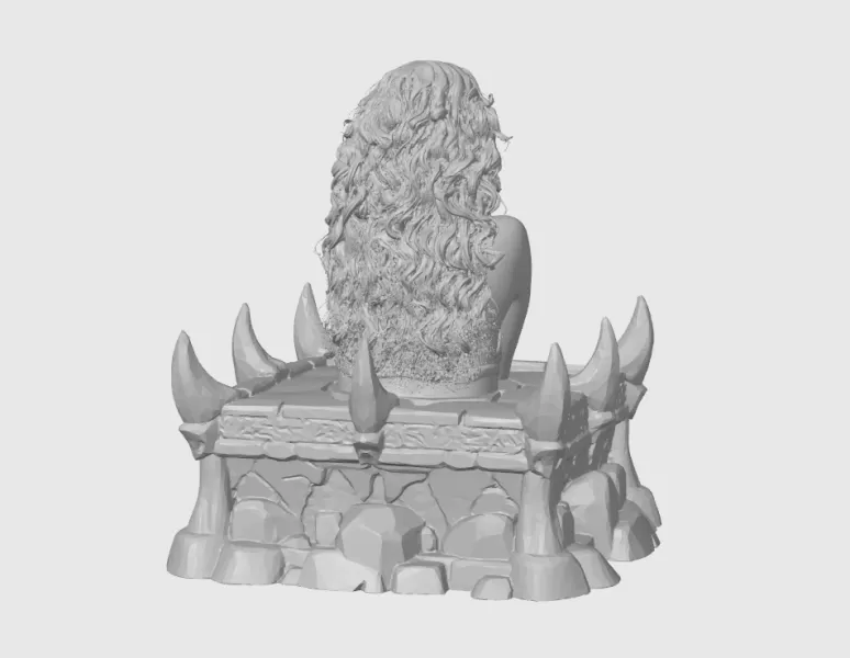 Gabriela Andrada 3D Bust Print - Model preview 8