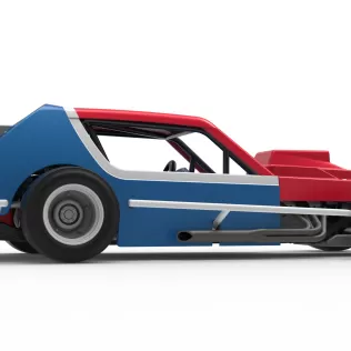 Vintage Asphalt Modified stock car V10 Scale 1:25 - Model thumbnail 21