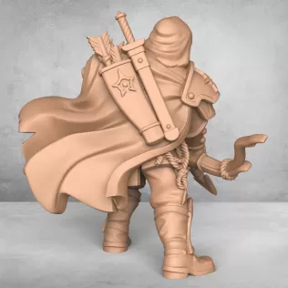 Ancient Archer Attacking - Model thumbnail 2
