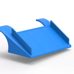 Nose of Wedge Dirt Late model Scale 1:25