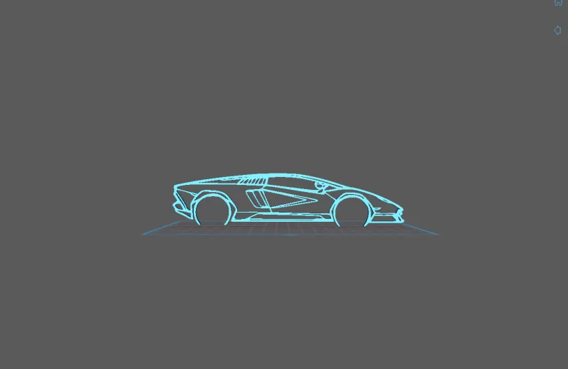 Lamborghini - Countach LP800 - Model preview 2