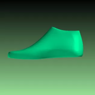 Kids Flip-Flop Slipper Shoe Last 3D Printable STL - Model thumbnail 3