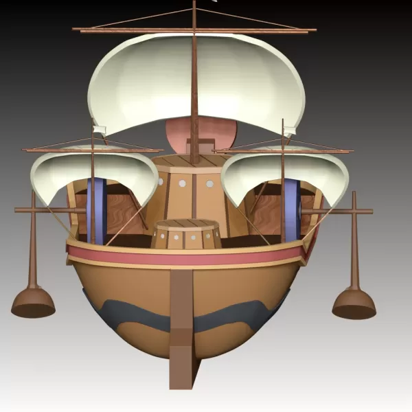 Utan Sonar - One Piece - Model preview 6