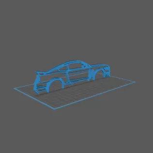 Ford - Mustang Shelby GT 350R Wall Art - Model thumbnail 1