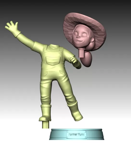 Farmer Yumi Fan Art - Model preview 10