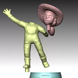 Farmer Yumi Fan Art - Model thumbnail 10