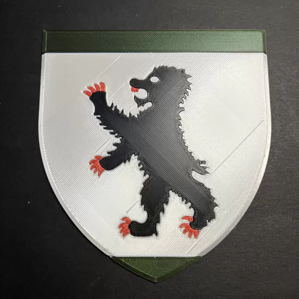Game of Thrones Sigil of House Mormont Coaster - Model preview 1