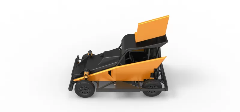 New Zealand Ministock car Version 2 Scale 1:25 - Model preview 10