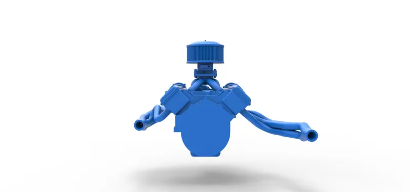 Engine of New Zealand Superstock car Scale 1:25 - Model preview 12