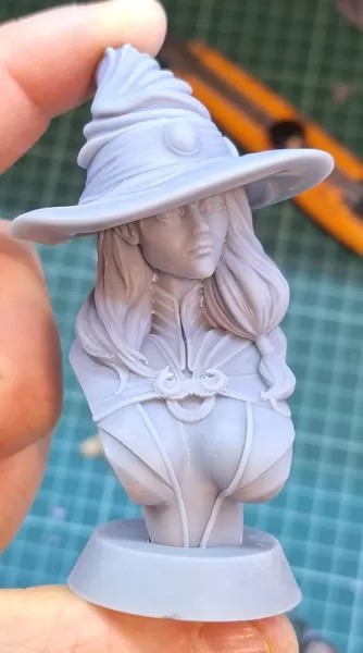 Wizard Bust scale 1/10 - Model preview 1