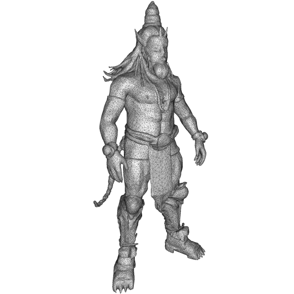 Stylized Mythic Character Pack – Kitbash High-Poly Collection - Model preview 3