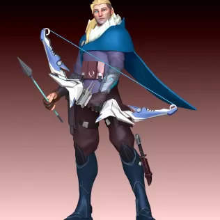Sova Valorant FanArt - Model thumbnail 3