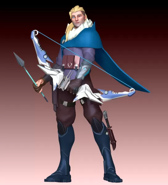 Sova Valorant FanArt - Model preview 3