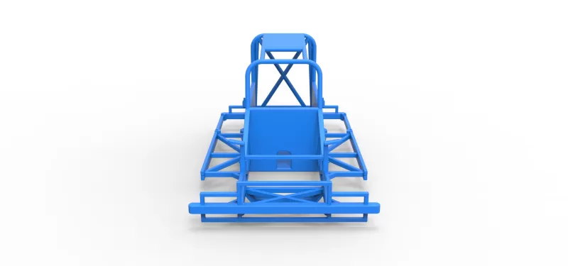 Frame of New Zealand Ministock car Scale 1:25 - Model preview 6