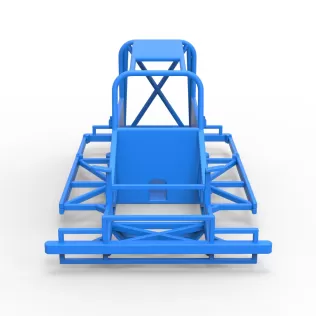 Frame of New Zealand Ministock car Scale 1:25 - Model thumbnail 6