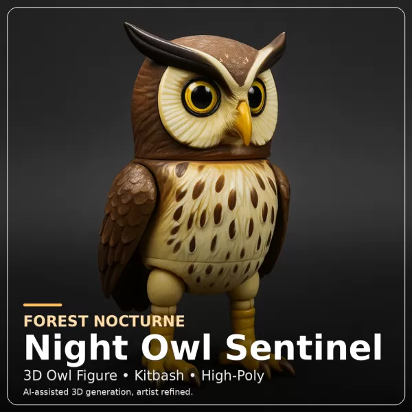 Wild Creatures Animal Character Collection - Model preview 18