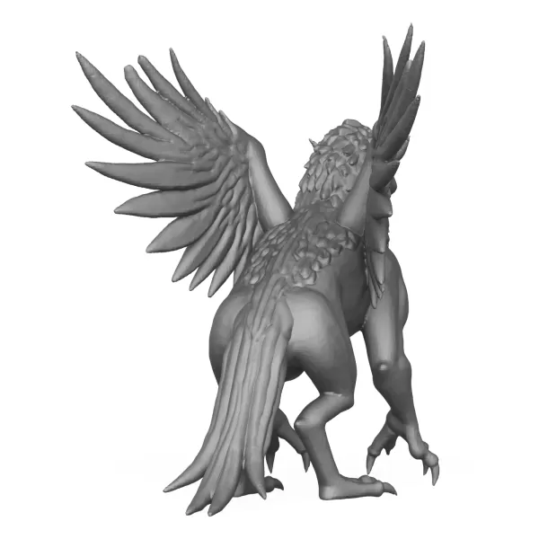 Griffin 3D Print Model - Model preview 6