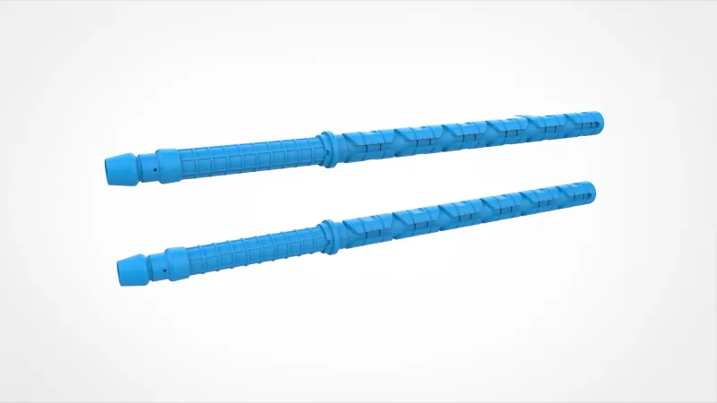 Yelena Belova Combat Batons from the Thunderbolts* 2025 - Model preview 14