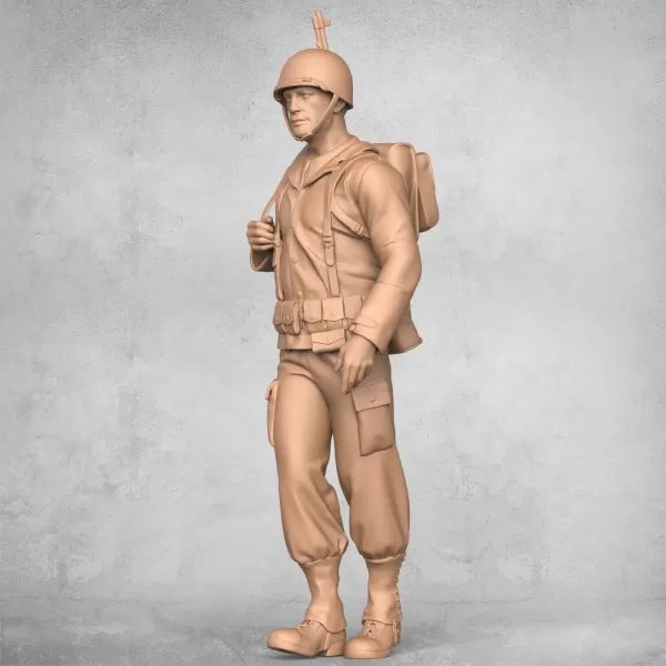Standing Military Soldier - Model preview 4