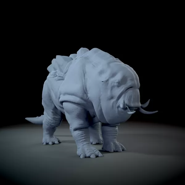 Mursuratops Alien Creature - Model preview 4