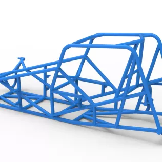 Frame of Silver Crown Car Version 3 Scale 1:25 - Model thumbnail 10