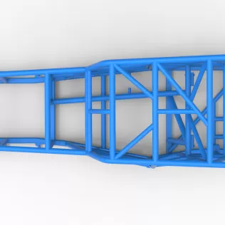 Frame of Dwarf car Scale 1:25 - Model thumbnail 8