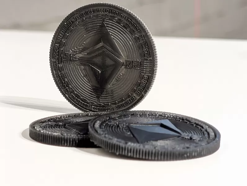 Ethereum Coin #RoZ - Model preview 3