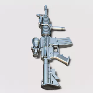 M4 SOPMOD with ACOG - Model thumbnail 4