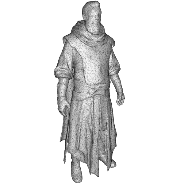 Dwarf Heroes Fantasy Warrior Kitbash Pack – High-Poly 10 Char - Model preview 9