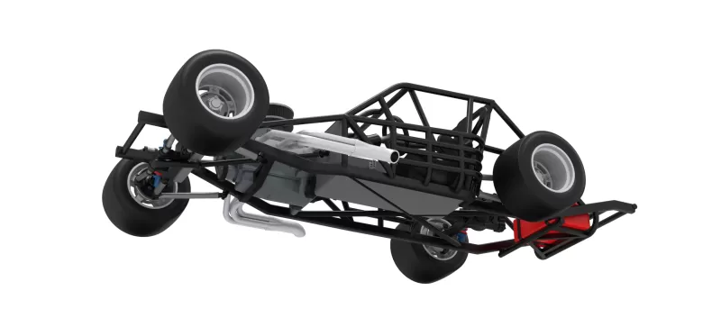 Vintage Asphalt Modified stock car Base V9 Scale 1:25 - Model preview 3