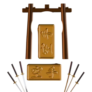 Samurai Karate Trophy – Premium 3D Model - Model thumbnail 13