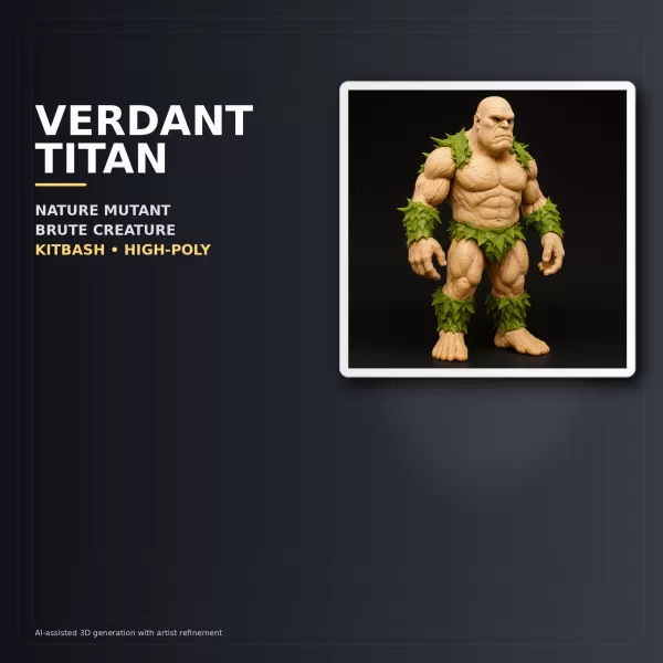 Stylized Character Kitbash Collection – High-Poly 3D Model Pack - Model preview 2