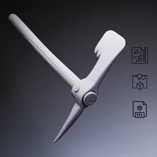 Pirate Boarding Axe #RoZ - Model thumbnail 5