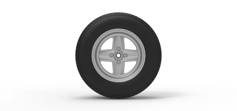 Rear wheel of BriSCA Formula 2 Stock Car Scale 1:25 - Model preview 5