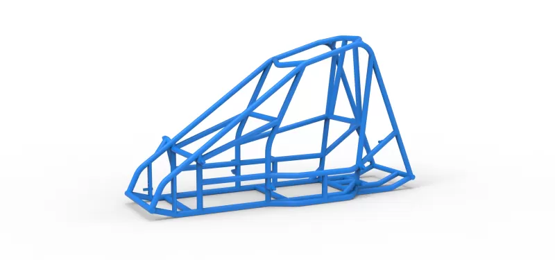Frame of Quarter Midget Scale 1:16 - Model preview 1