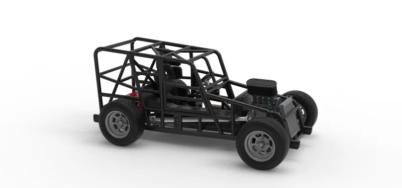 Dwarf car Base Scale 1:25 - Model preview 24